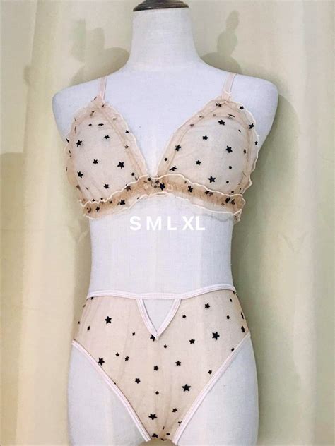 Nude Lingerie Set Women S Fashion Undergarments Loungewear On Carousell