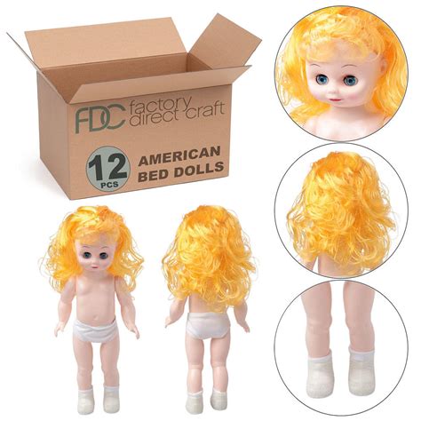 Bulk Strawberry Blonde Caucasian Bed Dolls Plastic And Vinyl Dolls