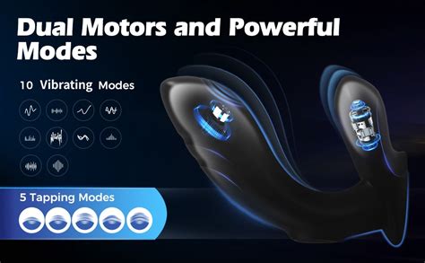 Amazon Prostate Massager For Men Speed Tapping Mode Vibrating Anal Plug With