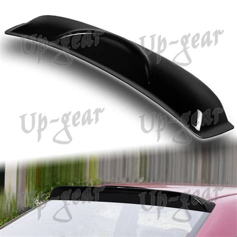 For Honda Civic Coupe Black Abs Rear Window Roof Visor