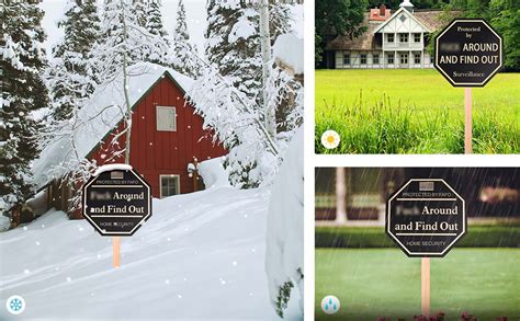 Amazon Fuck Around And Find Out Yard Signs FAFO Home Security Signs For Yard Front Door