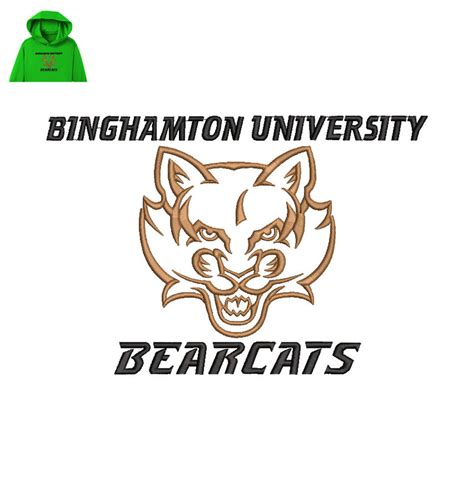 Binghamton University Embroidery Logo Embroidery Logo Near