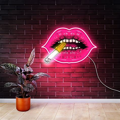 Smoking UV Neon Light | Durable Neon Art for Enthusiasts – ManhattanNeons