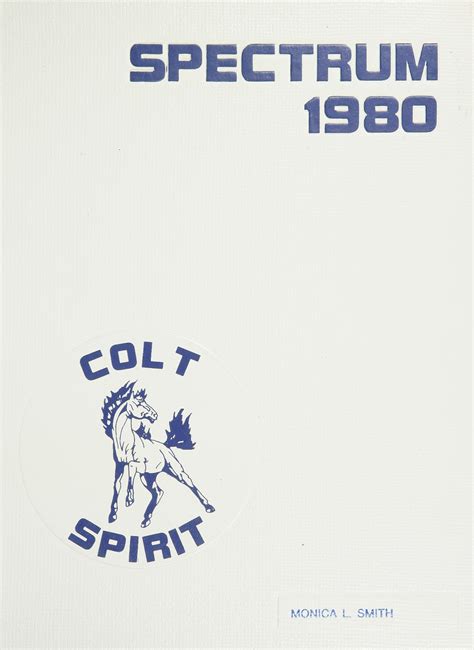 1980 yearbook from Southwestern High School from Flint, Michigan