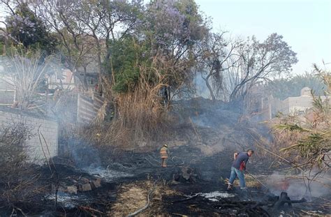 Desde Atlixco Incendio En Bulevar Emiliano Zapata Controlado Y Sin