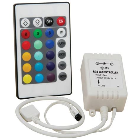 Controlador De Fita De Leds Rgb W Comando Dist Ncia