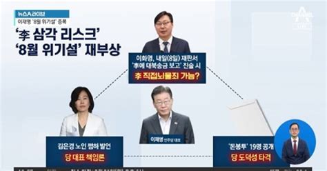 휴가 복귀 이재명떠오르는 ‘8월 위기설