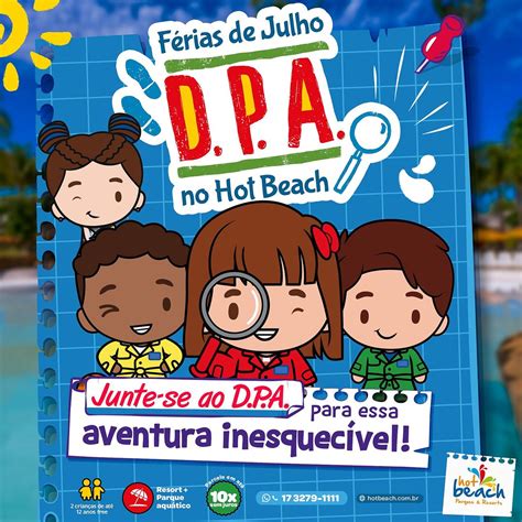 D P A Detetives do Prédio Azul do Gloob invadem Hot Beach Parques Resorts nas férias de