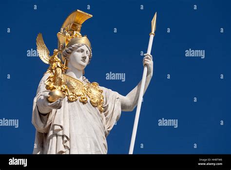 Statue Of Goddess Pallas Athene Hi Res Stock Photography And Images Alamy