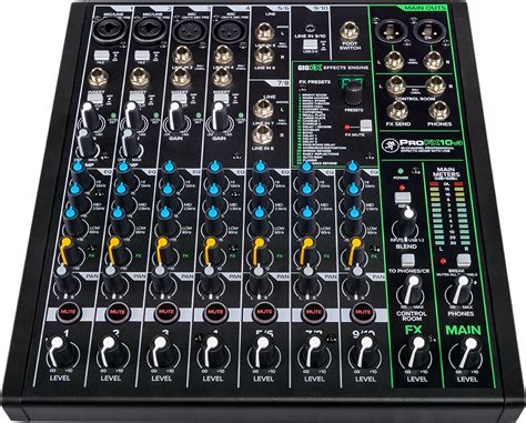 Mackie Profx V Channel Professional Effects Mixer With Usb