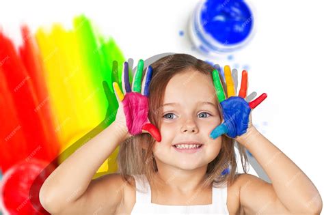 Premium Photo Painted Colorful Hands