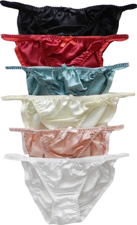 Panasilk Women S Silk String Bikini Pairs In One Economic Pack M Shopstyle Knickers