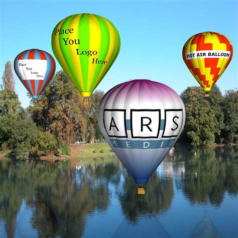 Hot Air Balloon Free D Model Ds Obj Blend Fbx Mtl Free D