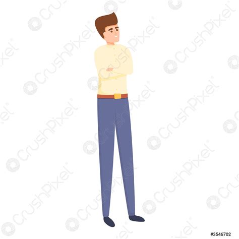 Busy Agent Icon Cartoon Style Stock Vector Crushpixel