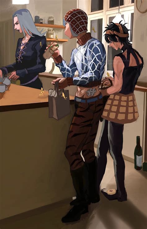 Guido Mista Narancia Ghirga Leone Abbacchio And Sex Pistols Jojo No Kimyou Na Bouken And