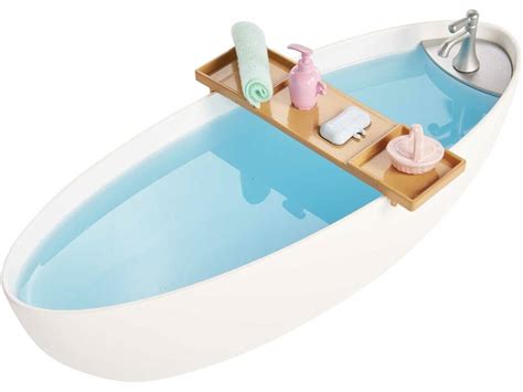 Acheter Barbie Wellness Poupée blonde avec baignoire Mattel HKT92 Juguetilandia