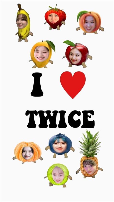 The Words I Love Twice Are Surrounded By Pictures Of Childrens Faces