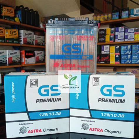 Jual ORIGINAL AKI GS ASTRA 12N10 3B SETRUMAN LAMPU DAGANGAN Shopee