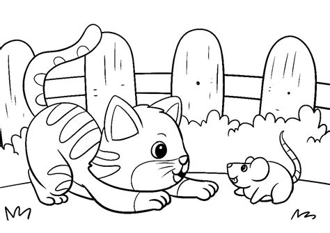 Kostenlose Ausmalbilder Tiere Ein freches Schäfchen büchst aus