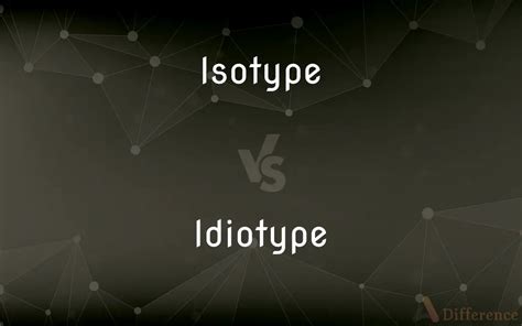 isotype  idiotype whats  difference