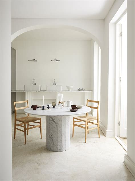 palladian hall table elegant  simplistic natural stone table