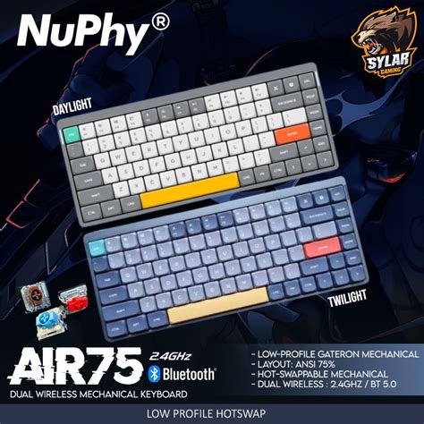 jual nuphy air air  daylight twilight wireless mechanical