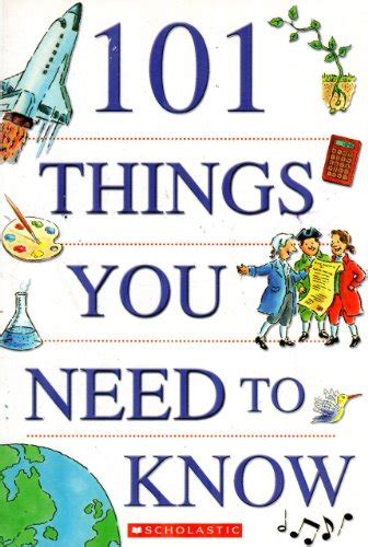 101 Things You Need To Know Scholastic 9780439569835 Books