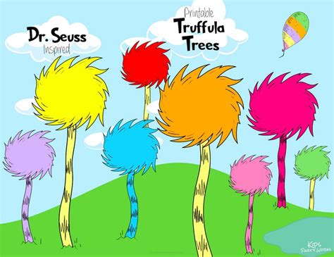 The Lorax Truffula Trees Dr Seuss Inspired The Lorax Dr Etsy