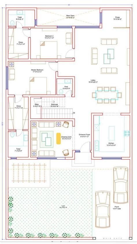 Single storey house plan – Artofit