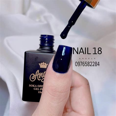 S N M Ng Tay Angels Uv Gel Polish Chu I Klein M U H Xanh Lam Xanh T M Than Hot Shopee Vi T Nam