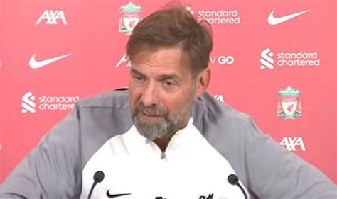 Liverpool Boss Jurgen Klopp Corrects Himself With S Remark Ahead