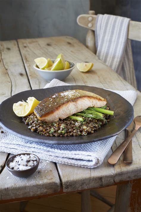 Salmon And Puy Lentils Nomu