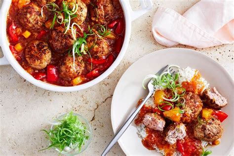 Sweet And Sour Pork Rissoles