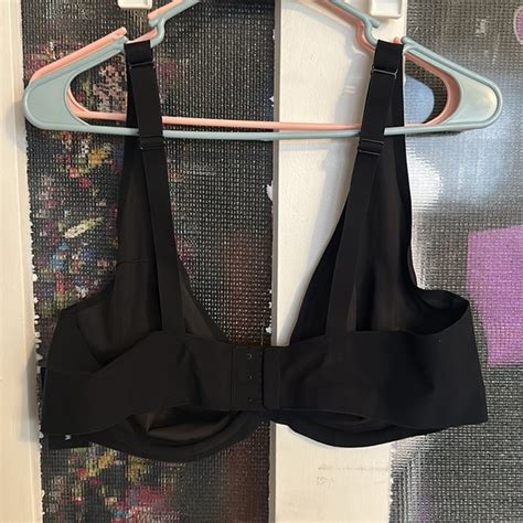 Skims Intimates Sleepwear Skims Naked Underwire Plunge Bra Black D Onyx Poshmark