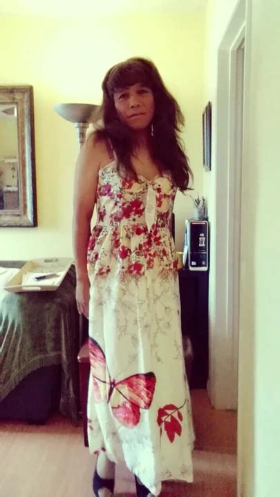 Classy Elegant Yellow Cami Flower Print Maxi Dress Shemale Lingerie Porn Feat Jhazmeena