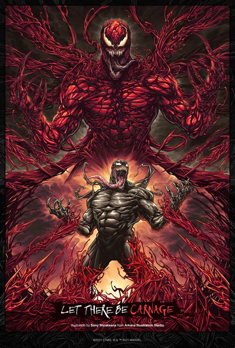 Venom Let There Be Carnage Poster By Arkanaillustrations