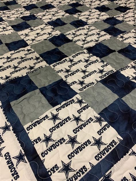 Dallas Cowboys Quilt Cowboy Quilt Quilts Machine Quilting