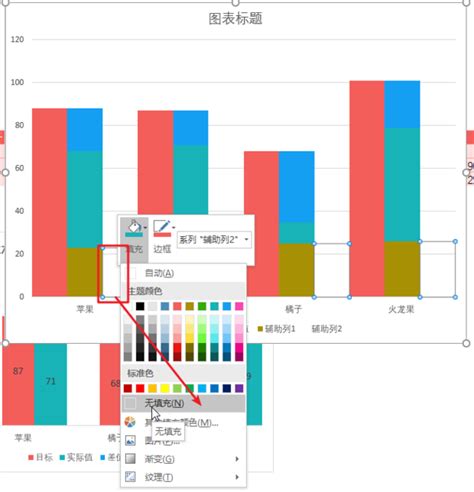 怎样制作excel柱状图和堆积柱状图的组合图360新知