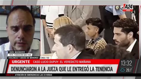 🔴caso Lucio Dupuy Denuncian A La Jueza Que Entregó La Tenencia Youtube