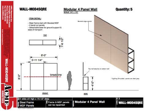 modular  panel wall