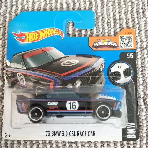 73 BMW 3 0 CSL Race Car 57 WK21 2017 Hot Wheels Factory Set Black