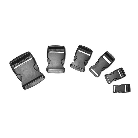 Лямка, пластиковый черный паракорд, браслет с замком, боковые пряжки ...