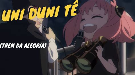 Anya Cantando Uni duni tê Trem da Alegria legenda Amv Salamê