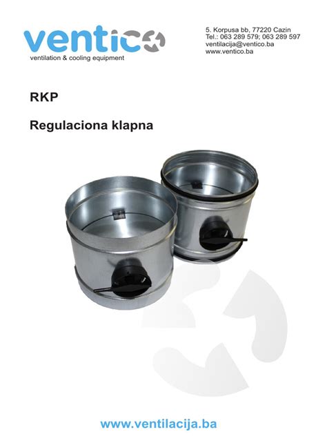 RKP-Regulaciona-klapna | PDF