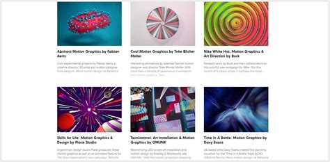 Motion Graphics Inspiration - 7 Sources That Will Spark Creativity