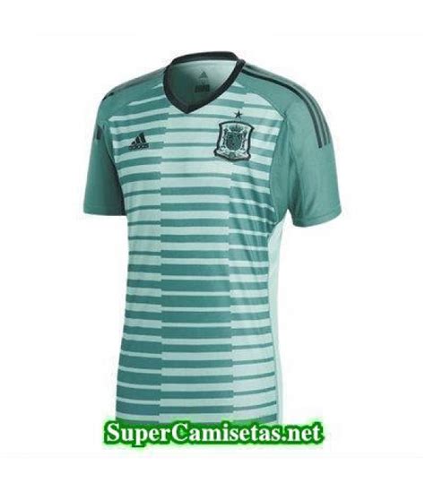 Portero Equipacion Camiseta Espana Ml Copa Mundial 2018 ｜ Supercamisetas