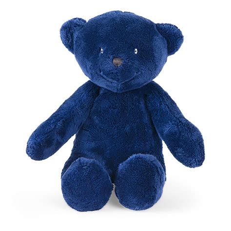 Moulin Roty Les P Tits Doudous Navy Blue Teddy Bear Plushpaws Co Uk