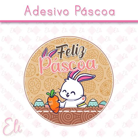 Adesivos Personalizados 5x5 Páscoa Elo7 Produtos Especiais