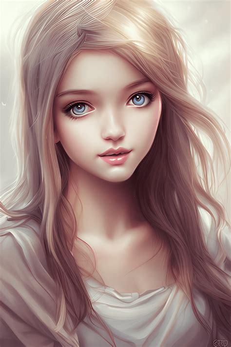 Adorable Cute Lady Princess Digital Graphic · Creative Fabrica
