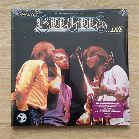 แผ่นเสียง Bee Gees Here At Last Bee Gees Live 2 × Vinyl Lp Album